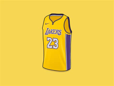 los angeles lakers jersey drawing